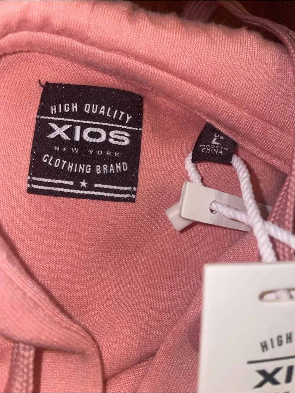 Antinormal pink pullover hoodie